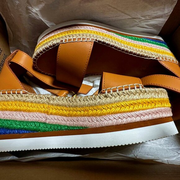 See by Chloe Women's Glyn Espadrilles, Tan, 8 Medium - Picture 1 of 5